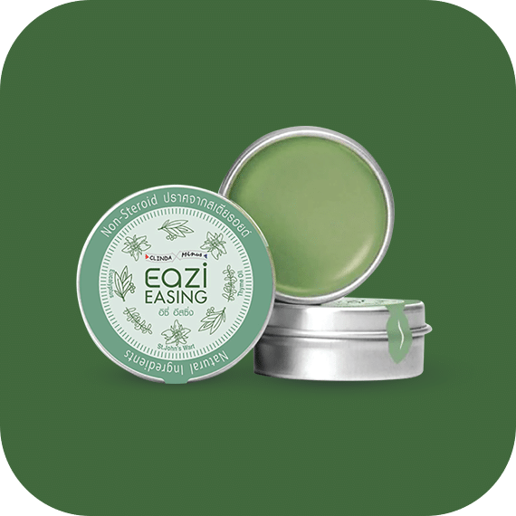 EAZI Easing 10 g อิซี่ อีสซิ่ง บาล์มบรรเทาอาการคัน แมลงกัดต่อย PAN Pcosmed ศูนย์รวมโซลูชั่นด้านผิวหนังครบวงจร