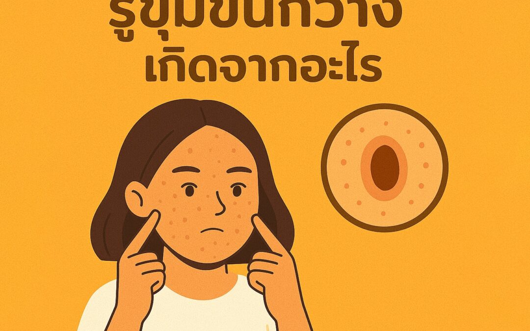 รูขุมขนกว้างเกิดจากอะไร